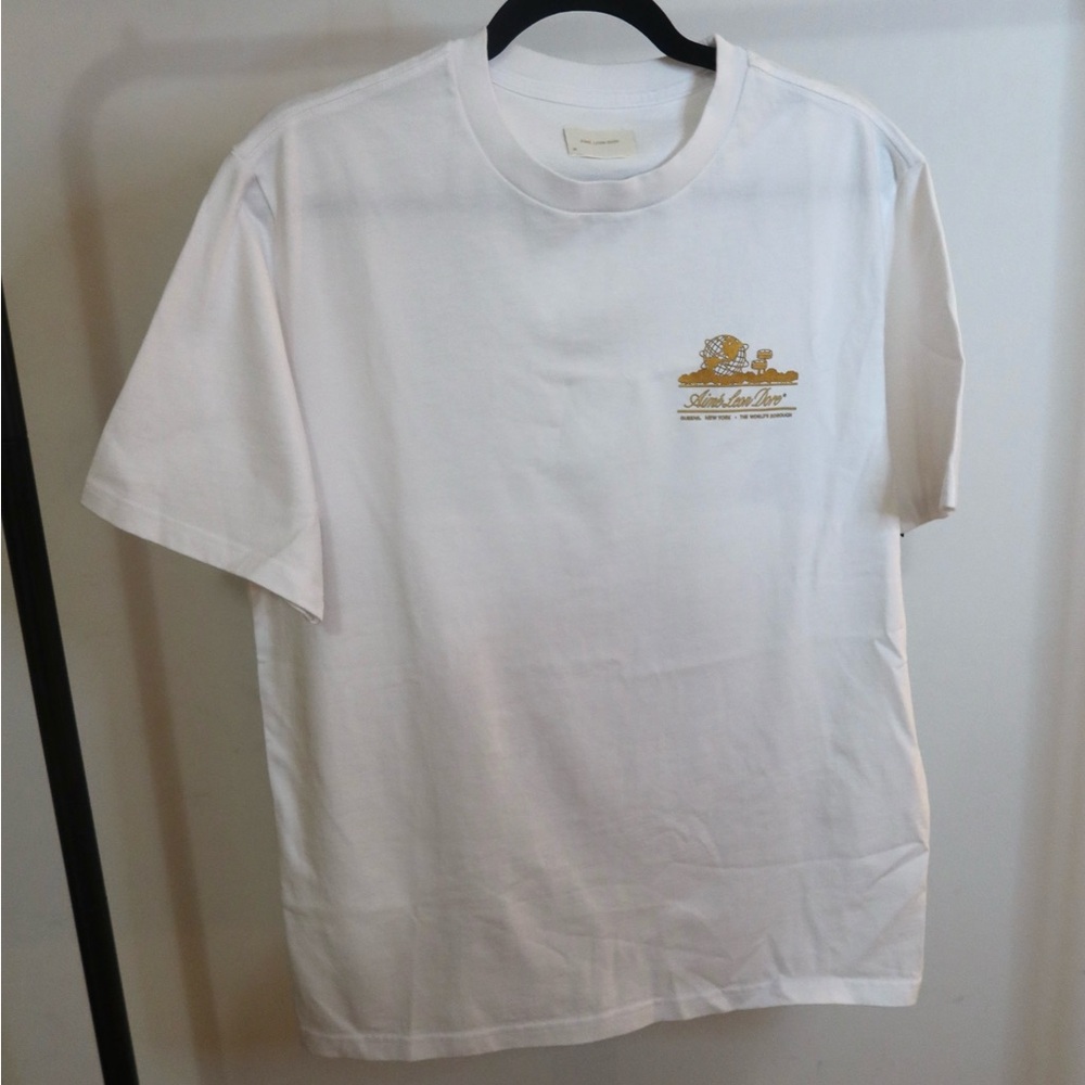 Aimé Leon Dore Unisphere Label Tee Bright White